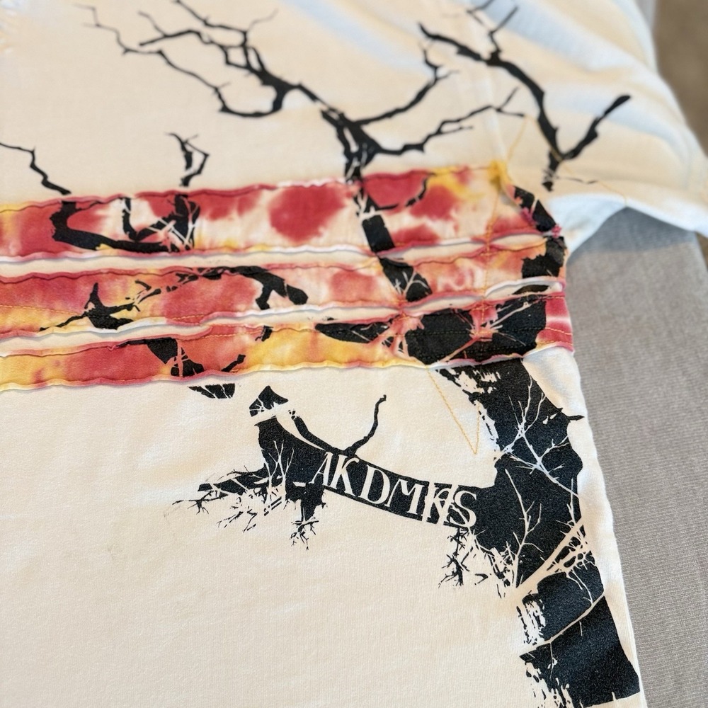 Akademiks Jeans Level Chapter Graphic T Shirt Mens 2XL White Streetwear Y2K - Picture 4 of 12